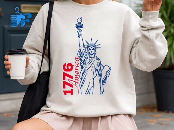 1776 America Liberty: Graphics for T-Shirt Designs