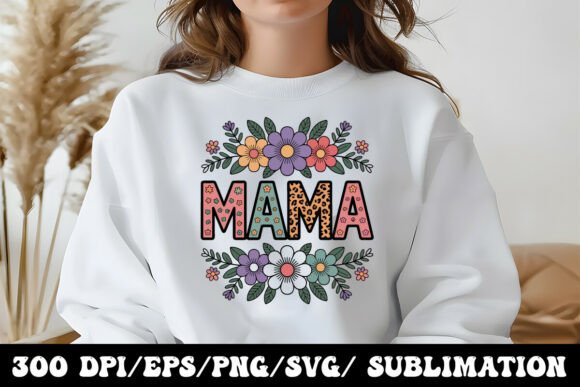 Beautiful Mom Typography: Graphics for T-Shirt Designs