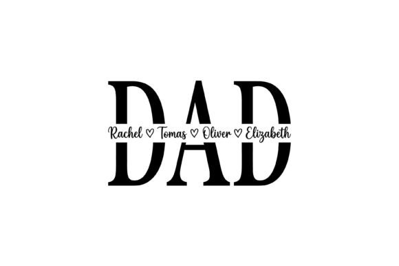 Graphics for T-Shirt Designs: Personalized Dad Name Heart Design