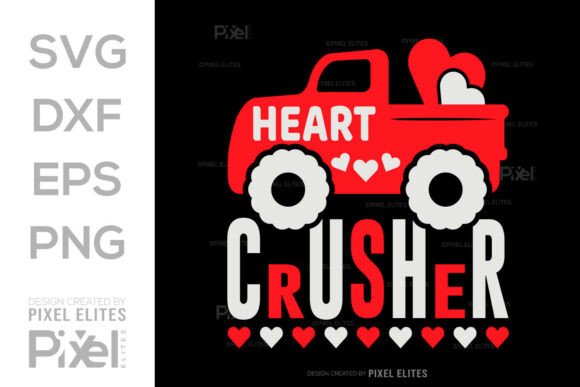 Heart Crusher SVG: Graphics for T-Shirt Designs