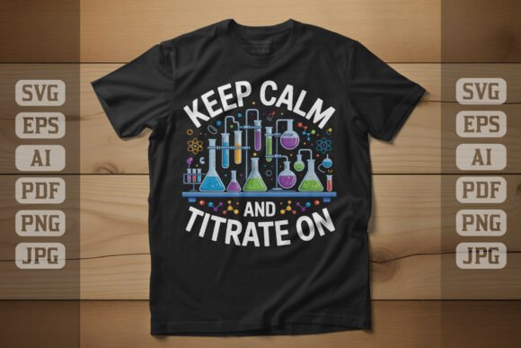 Keep Calm and Titrate: Graphics for T-Shirt Designs