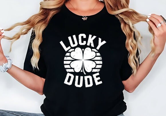 Lucky Dude T Shirt Design: Graphics for Modern Content