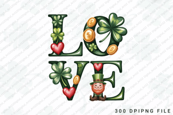 Lucky Love Graphics for T-Shirt Designs