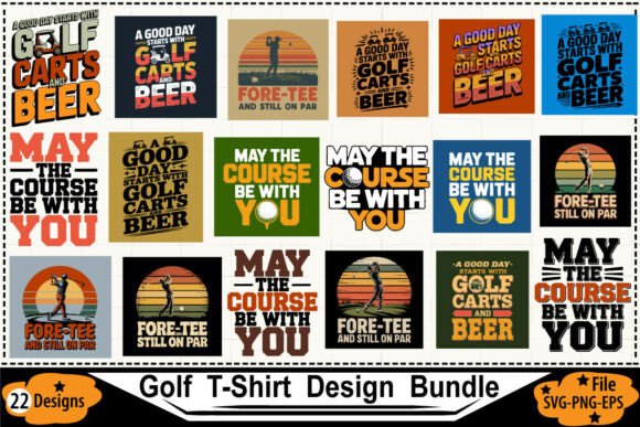 Reviewing the Golf T-Shirt Design Bundle for Embroidery