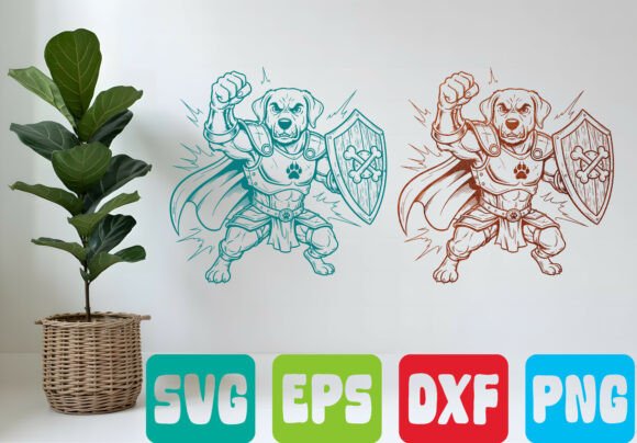 Reviewing the Warrior Super Dog SVG for Embroidery