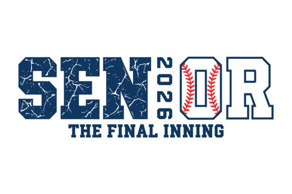 Senior 2026 Baseball Design: Graphics for T-Shirt Designs