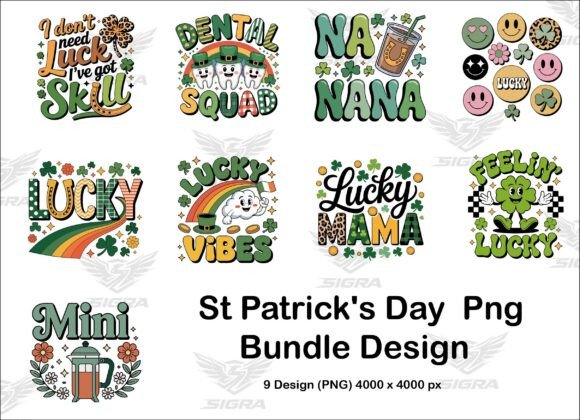St Patrick’s Day SVG PNG Graphics for T-Shirt Designs