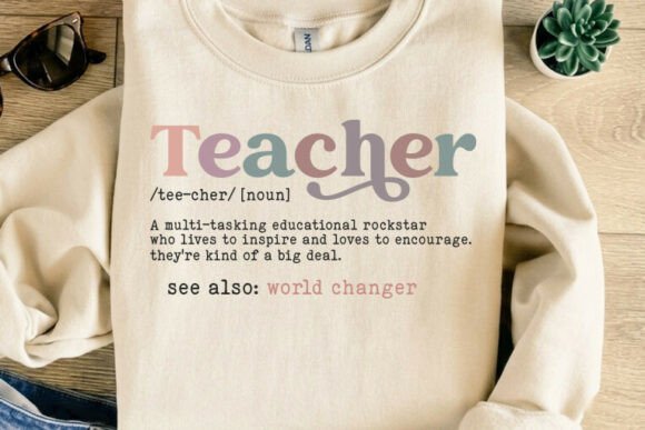 Teacher Definition T-Shirt Design: Graphics Review